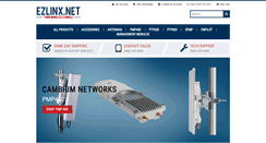 Desktop Screenshot of ezlinx.net